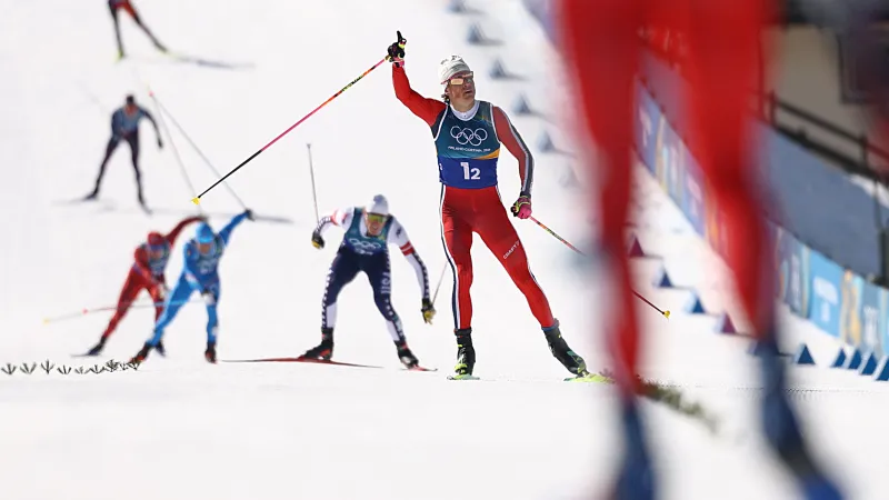 Závěr mužského týmového sprintu