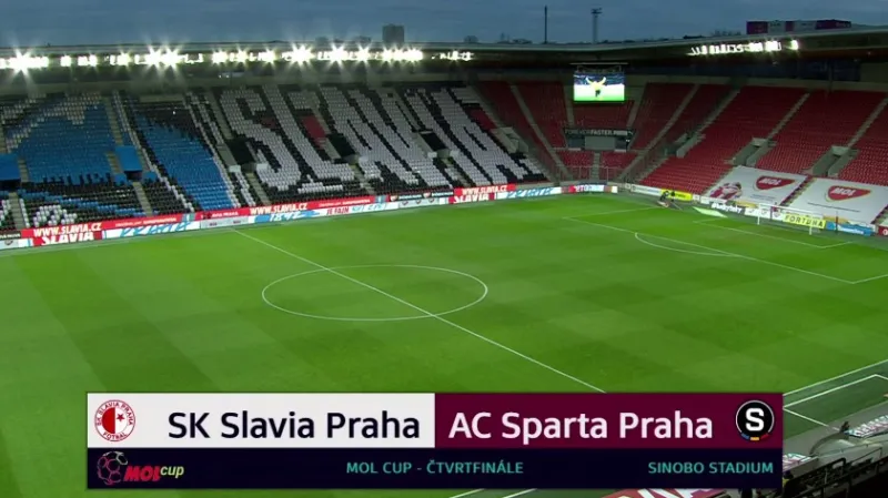 Sestřih utkání Slavia - Sparta