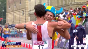 Klíčové okamžiky závodu chodců na 20 km