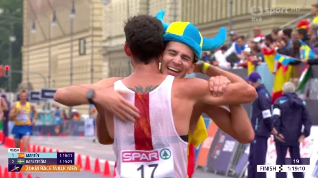 Klíčové okamžiky závodu chodců na 20 km