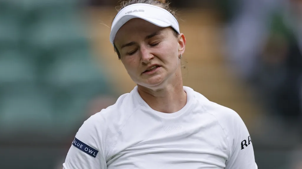 Zklamaná Barbora Krejčíková