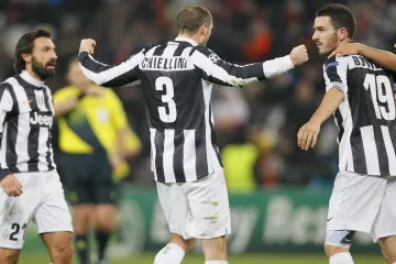 Radost hráčů Juventusu