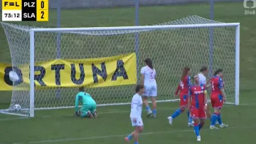 Sestřih utkání ligy fotbalistek Plzeň – Slavia