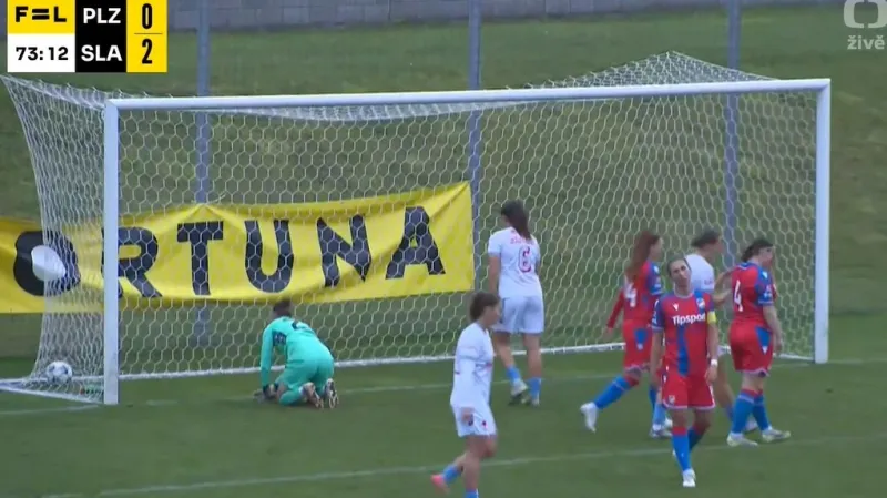 Sestřih utkání ligy fotbalistek Plzeň – Slavia