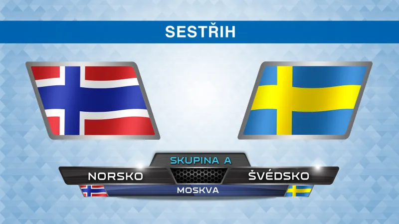 Sestřih utkání Norsko - Švédsko