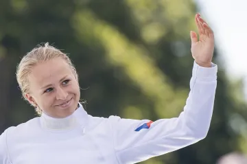 Moderní pětibojařka Lucie Hlaváčková v olympijském finále