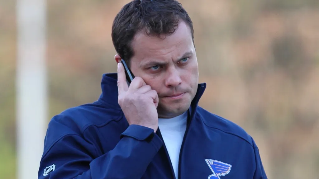 Jan Vopat na počátku kariéry skauta St. Louis Blues