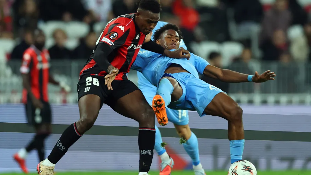 Utkání Evropské ligy Nice – Freiburg 