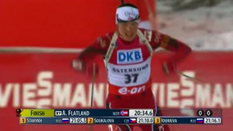 Sestřih sprinterského závodu na 7,5 km