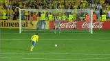 Penaltový rozstřel v utkání Švédsko - Portugalsko