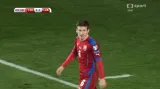 Gól v utkání ČR - Lotyšsko: Pilař - 1:1 (90. min.)