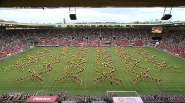 Hromadné skladby uzavřely XVII. všesokolský slet