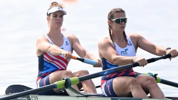 Bronzová jízda Pavlíny Flamíkové a Anny Šantrůčkové