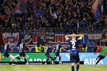 Radost fotbalistů Heidenheimu