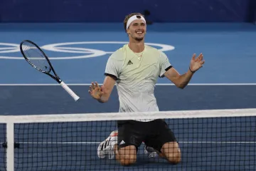 Alexander Zverev po mečbolu na olympijském turnaji