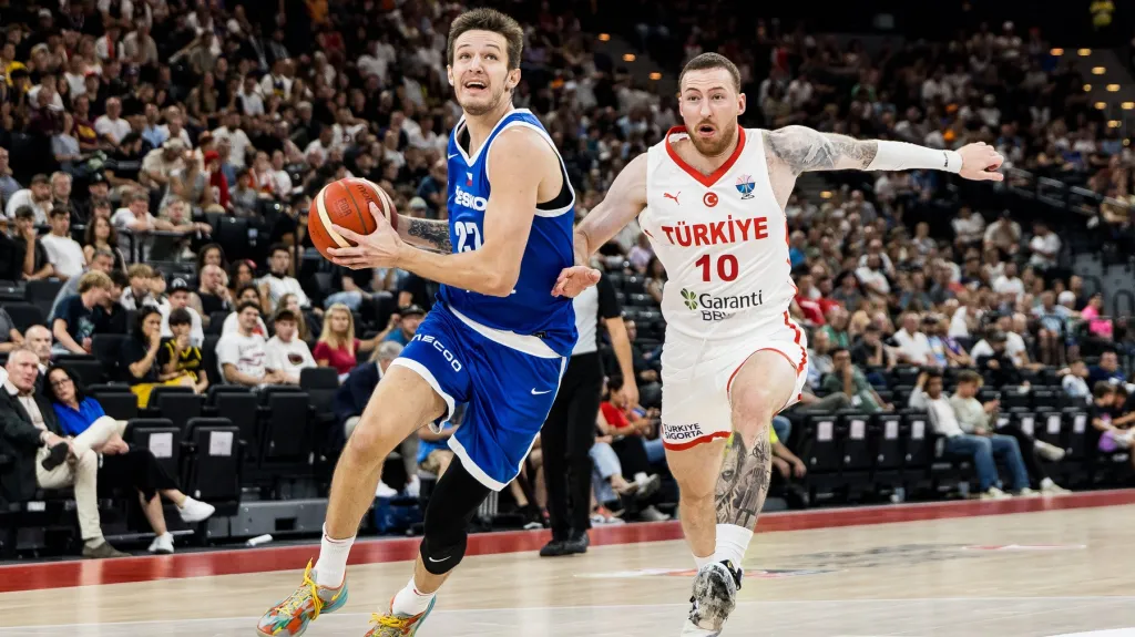 Vít Krejčí v utkání s Tureckem