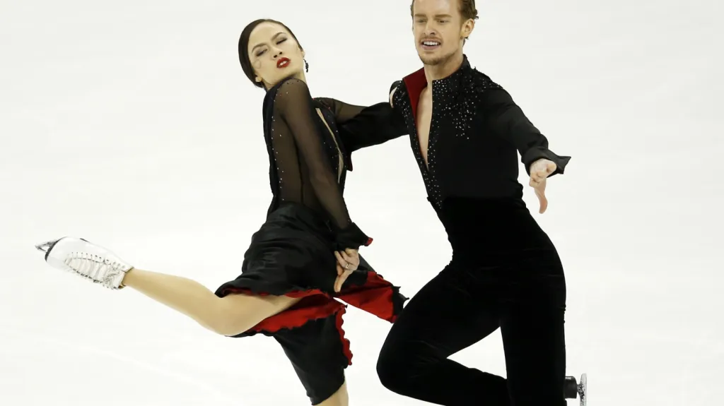 Madison Chocková a Evan Bates