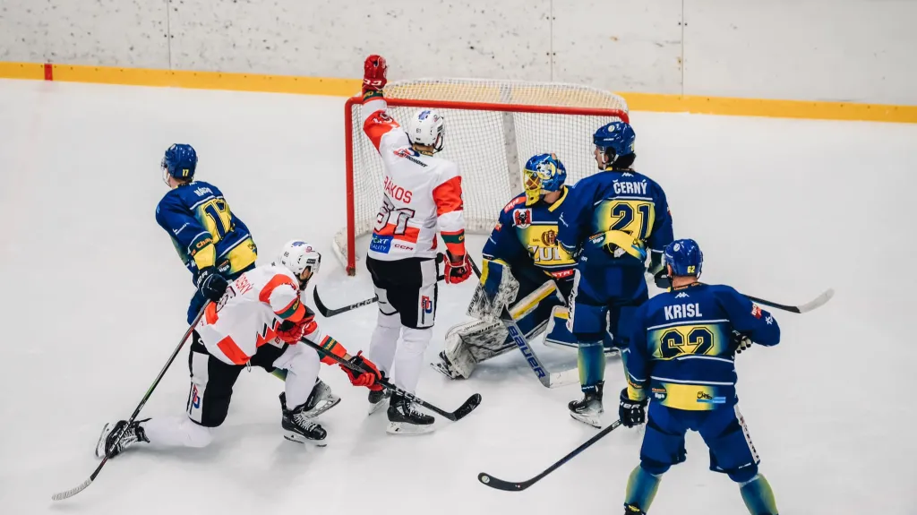 Hokejové utkání Pardubice B – Přerov