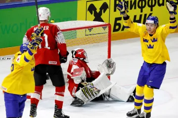 Utkání Švýcarsko - Švédsko