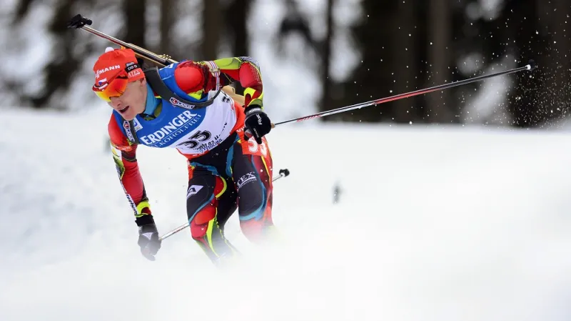 Ondřej Moravec ve stíhačce na MS