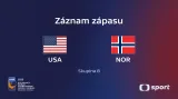 Záznam utkání USA – Norsko