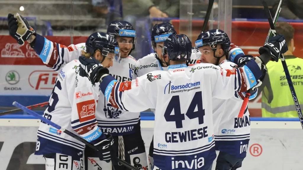 Radost hokejistů Vítkovic