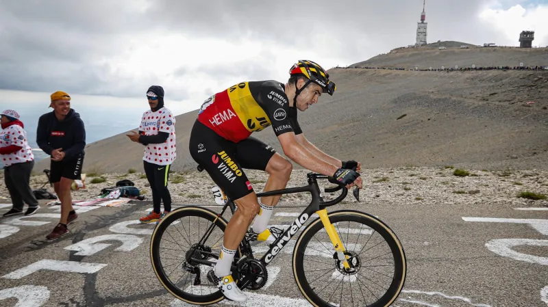 Wout van Aert a Mont Ventoux