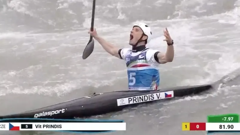 Přindiš je podruhé mistrem Evropy ve vodním slalomu