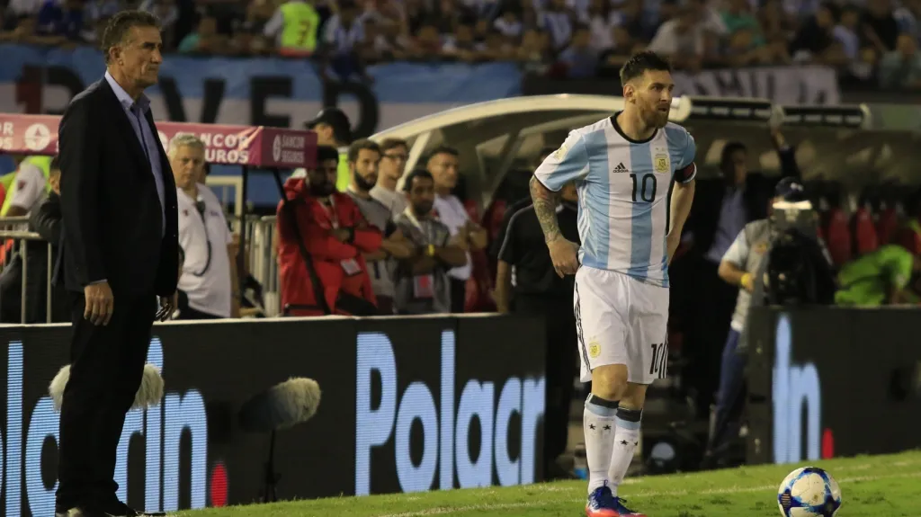 Edgardo Bauza s Lionelem Messim