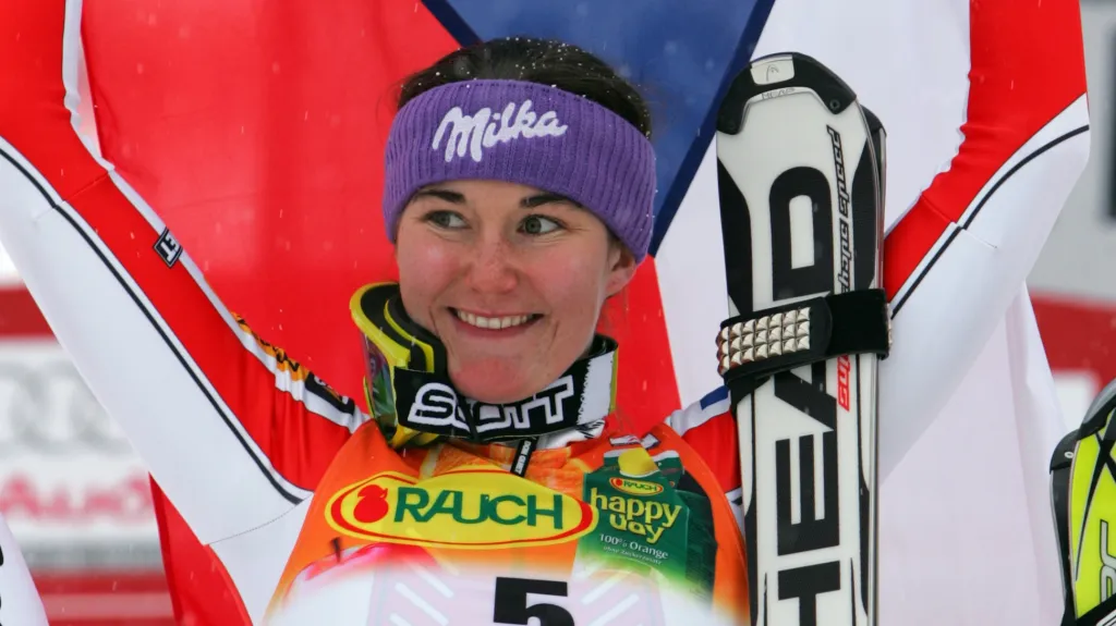 Vítězka Světového poháru Šárka Záhrobská 
