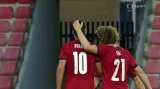 Gól v utkání Česko - Albánie: Schick - 1:0 (18. min.)