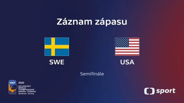 Záznam utkání Švédsko – USA