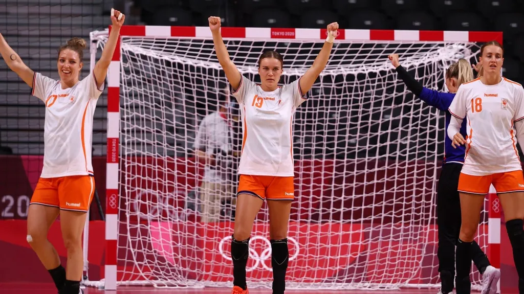 Radost házenkářek Nizozemska