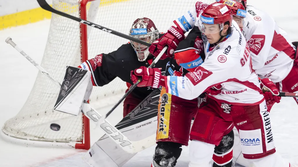 Utkání Třinec – Hradec Králové 