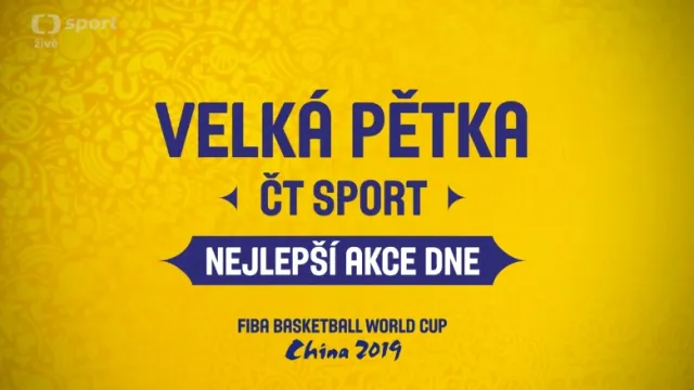 Velká pětka ČT sport: Nejlepší akce dne (11. 9.)