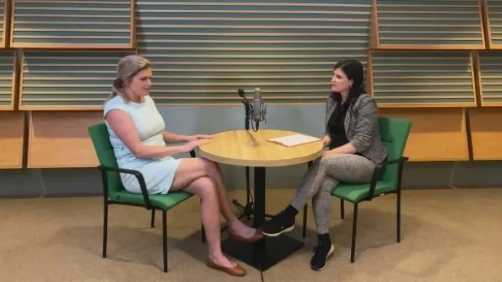 Darina Vymětalíková v podcastu Background ČT24