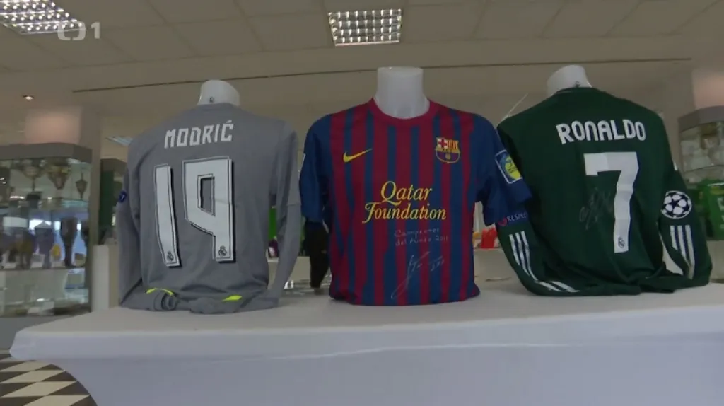 V Edenu je k vidění výstava dresů všech vítězů Zlatého míče
