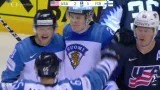 Gól v utkání USA - Finsko: Ojamäki - 2:2 (40. min.)