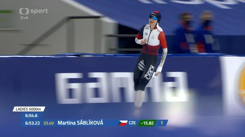 Martina Sáblíková získala rekordní dvanáctou medaili z ME