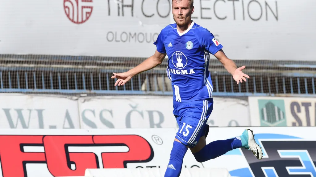 Útočník Olomouce Tomáš Chorý