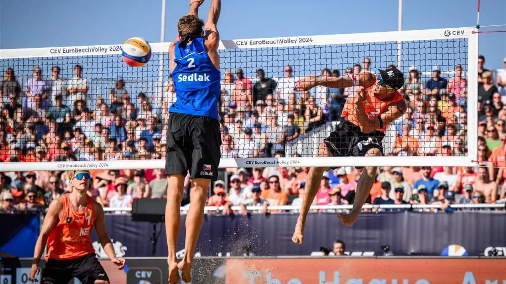 Jiří Sedlák ve čtvrtfinále ME v Nizozemsku