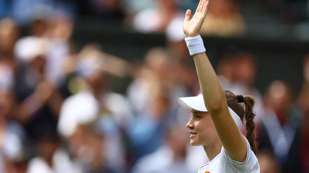 Jelena Rybakinová na Wimbledonu