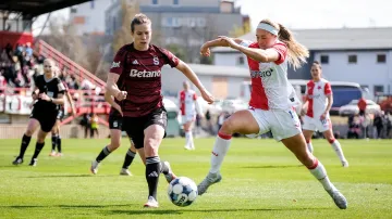 Sestřih utkání ligy žen Sparta – Slavia