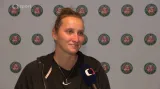 Vondroušová: Nedostala jsem moc šancí, soupeřce lépe sedly podmínky na kurtu
