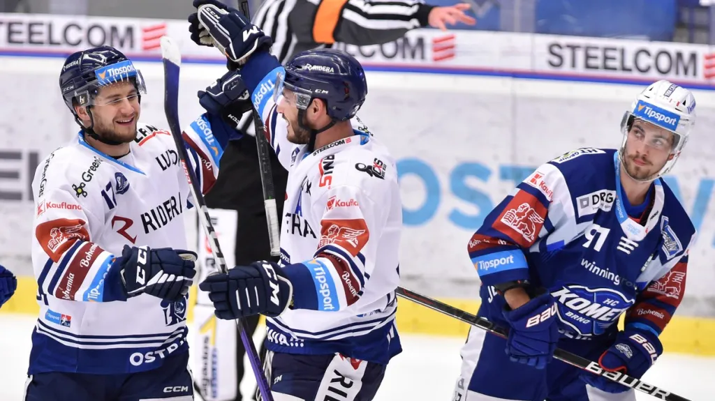 Radost hráčů Vítkovic