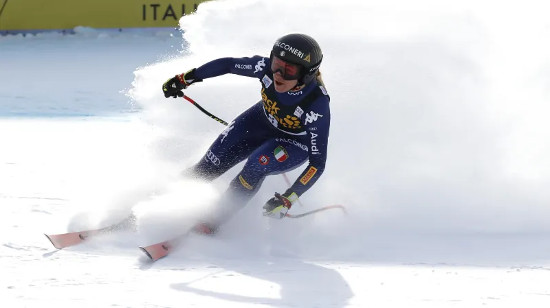 Ledecká skončila ve druhém sjezdu ve Val d'Isere sedmá