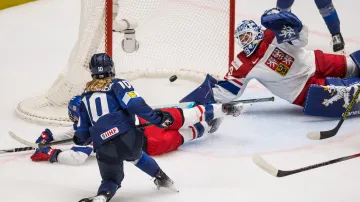 Sestřih utkání o bronz MS žen Finsko – Česko