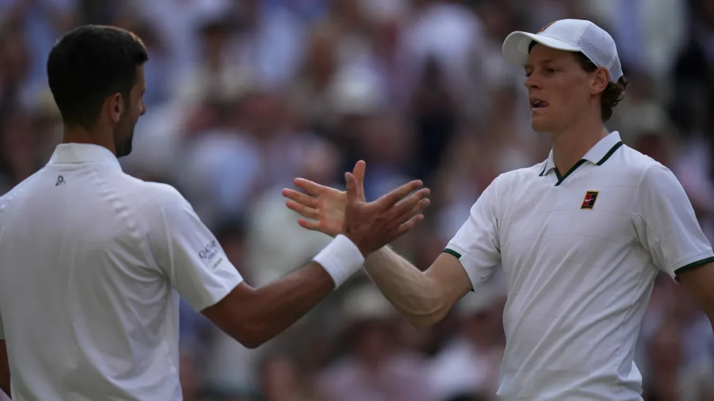 Jannik Sinner po semifinálovém vítězství nad Novakem Djokovičem
