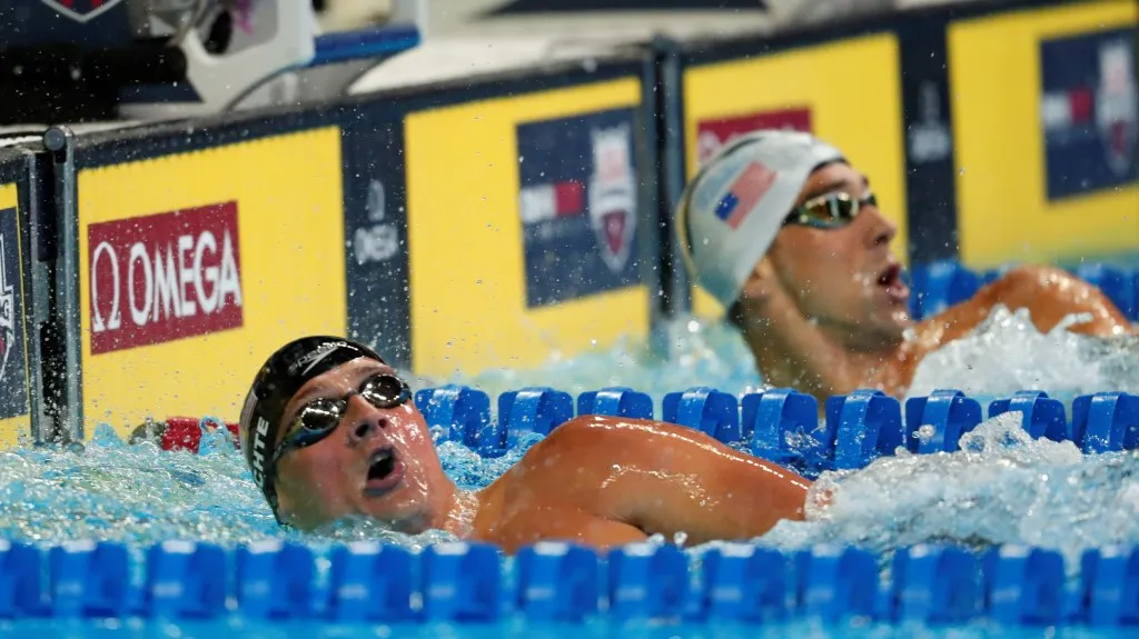 Souboj legend Michael Phelps vs. Ryan Lochte 