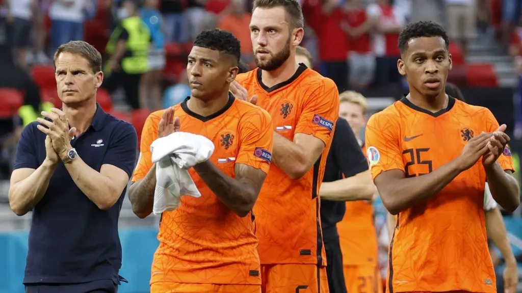 Zklamaní fotbalisté Nizozemska